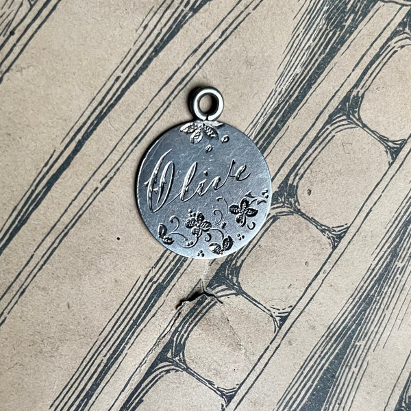 Olive Love Token Charm
