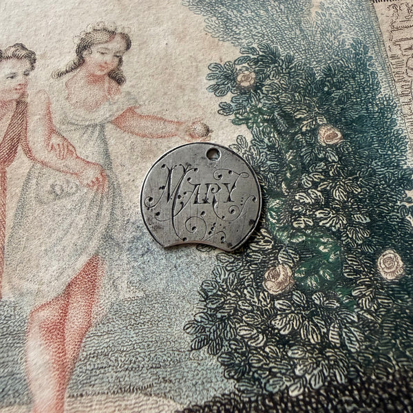 Victorian Mary Love Token Charm