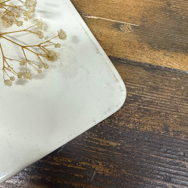 Antique Ceramic Onion Cutting Board