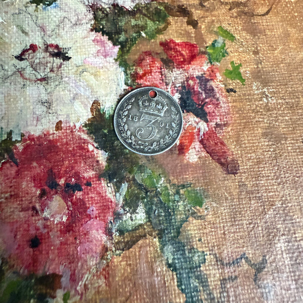 Victorian E.M.W Love Token Charm