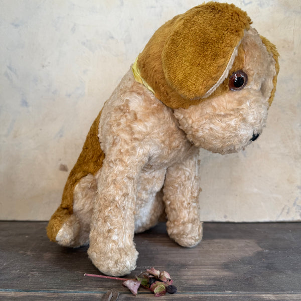 Beautiful Antique Straw Filled Dogs