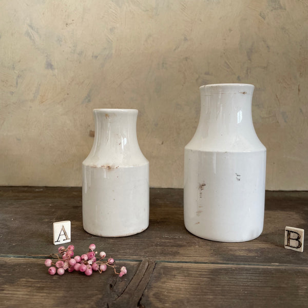 Antique Moutarde de Maille Pots