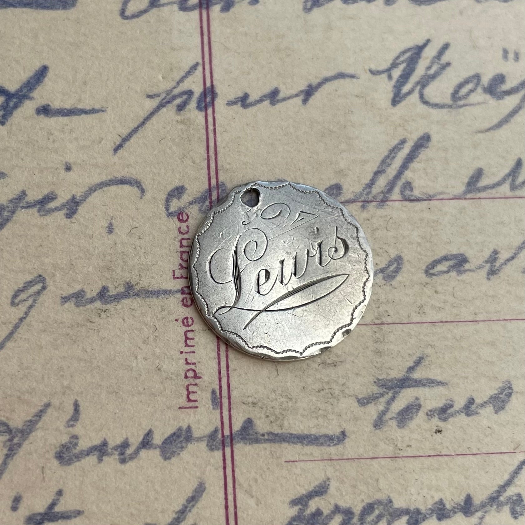 Victorian Lewis Love Token Charm