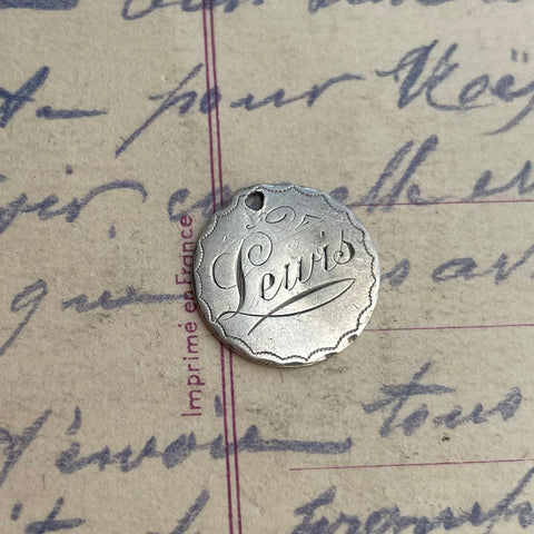 Victorian Lewis Love Token Charm