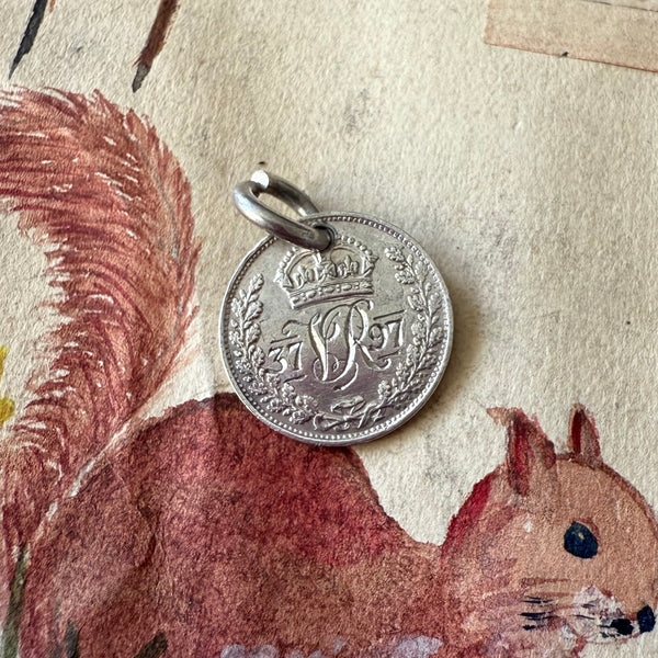 Victorian Queen Victoria Jubilee Love Token Charm