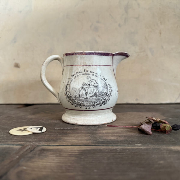 Victorian 'For A Good Girl' Jug