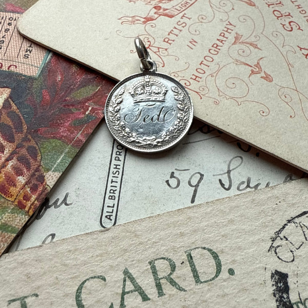 Victorian Ted Love Token Charm