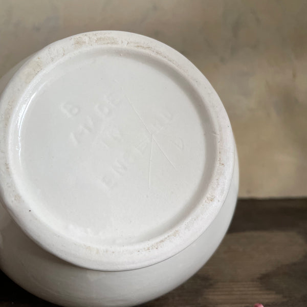 Crisp Vintage White Jug