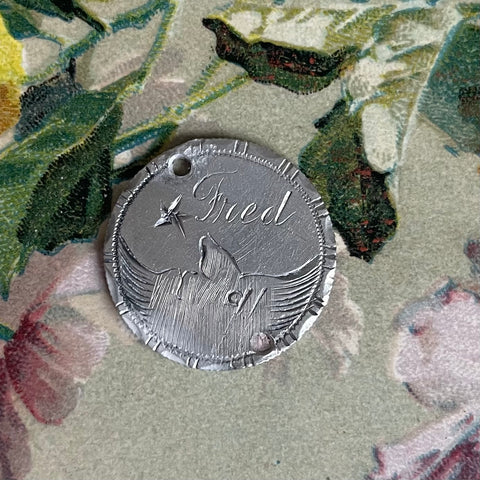 Victorian Fred Moon Love Token Charm