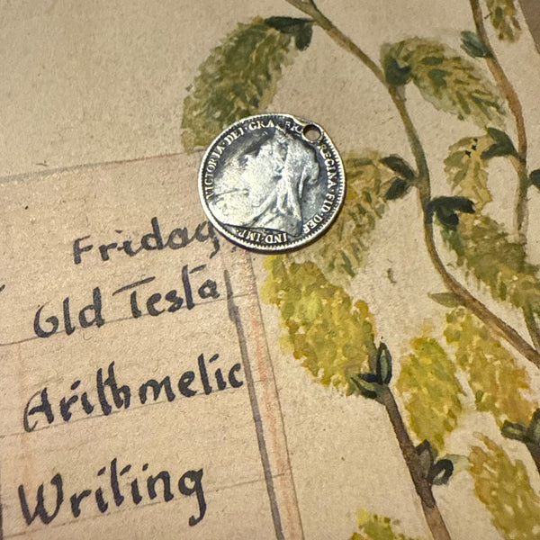 Victorian Teddie Love Token Charm