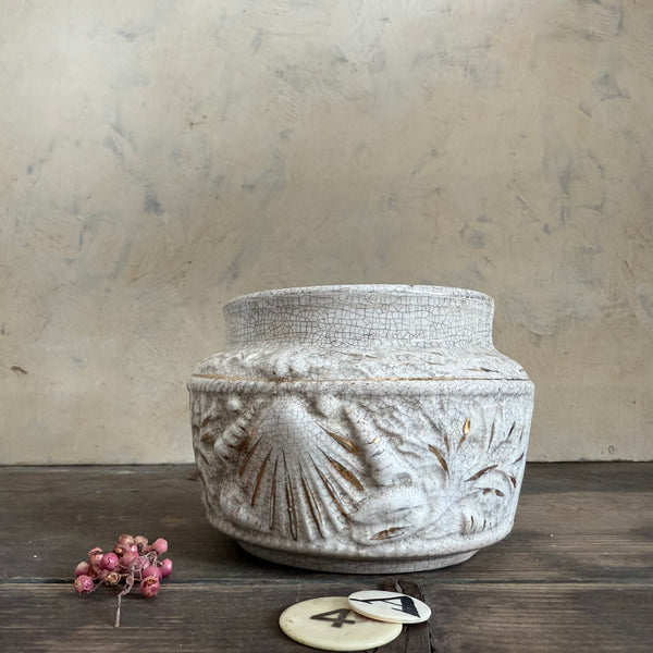 Antique Crazed Pot