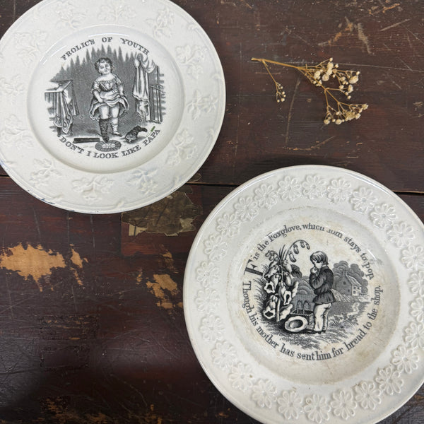 Victorian 1880s Transfer Plates