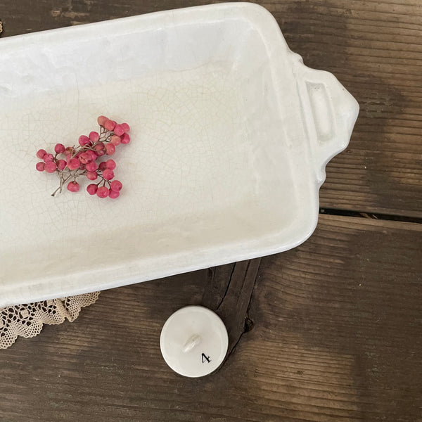 Antique Ironstone Dish