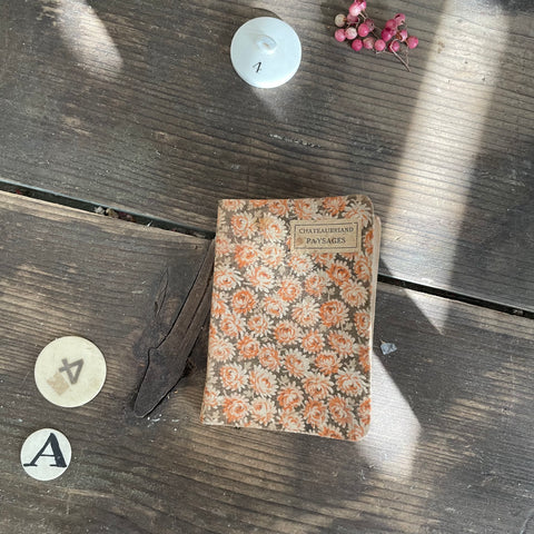 Miniature Fabric French Book
