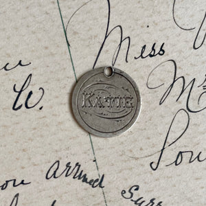 Victorian Katie Love Token Charm