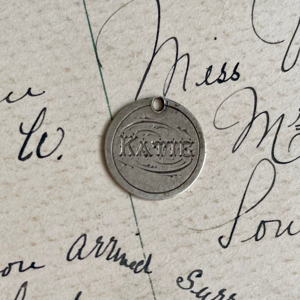 Victorian Katie Love Token Charm