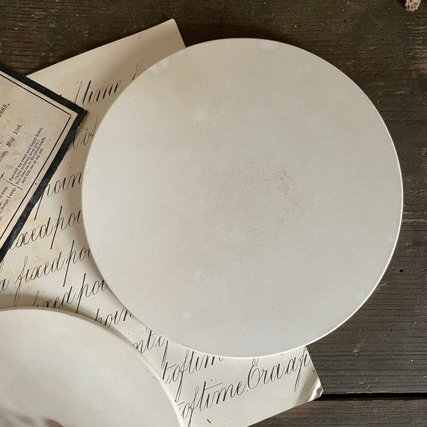 Two Antique Ceramic Plates