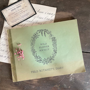 Vintage Wild Flower Society Book