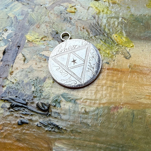 Victorian Hope, Charity, Faith Love Token Charm