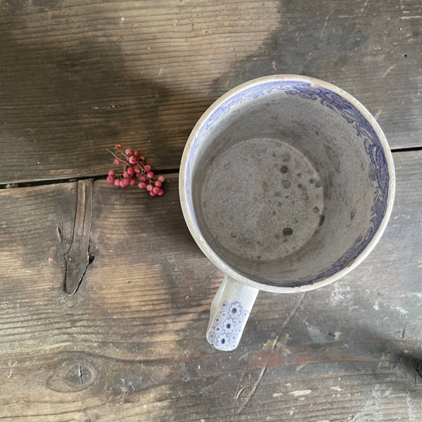 Antique 1840s Floral Cup