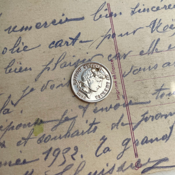 Victorian Bird Love Token Charm
