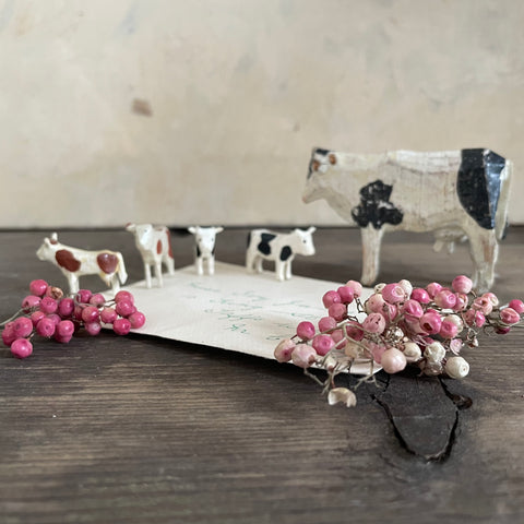 Antique Wooden Cows
