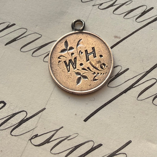 Victorian WH Love Token Charm