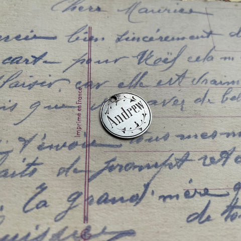 Victorian Andrew Love Token Charm