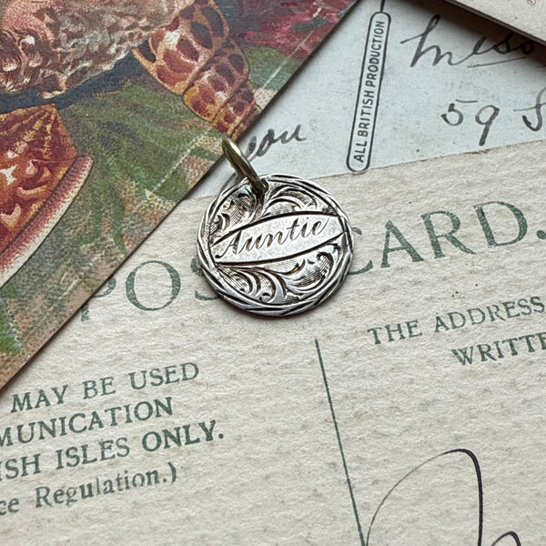 Victorian Auntie Love Token Charm