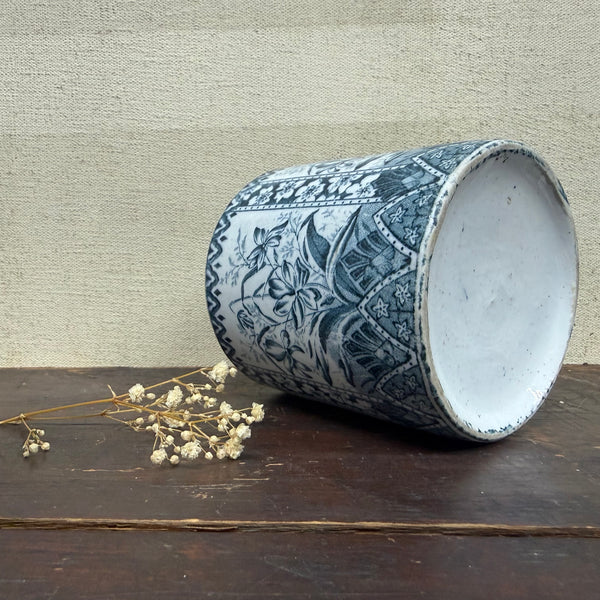 Antique Transfer Floral Cup