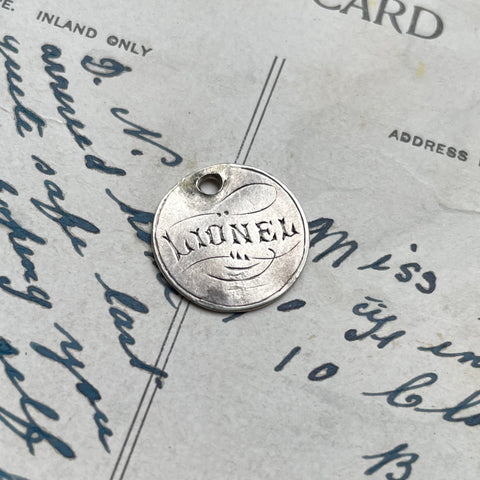 Victorian Lionel Love Token Charm
