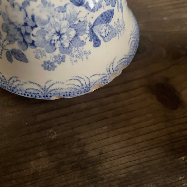 Victorian Blue Transferware Dish