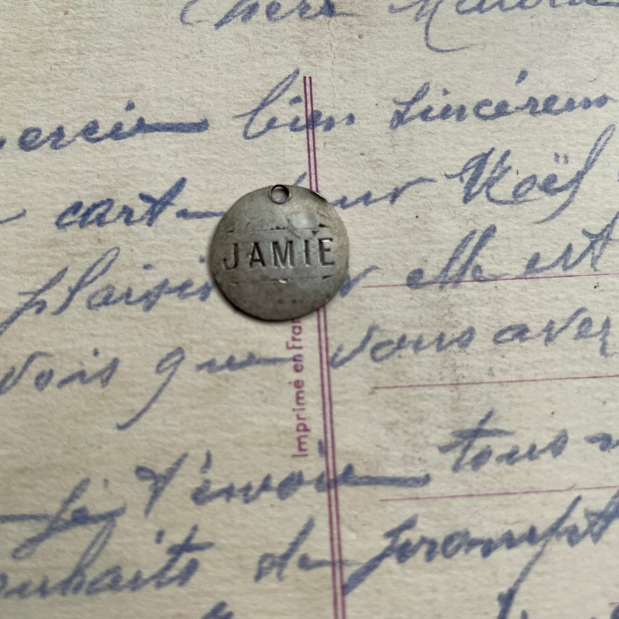 Victorian Jamie Love Token Charm