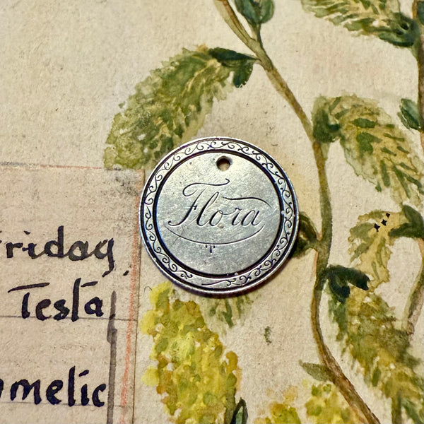 Victorian Flora Love Token Charm