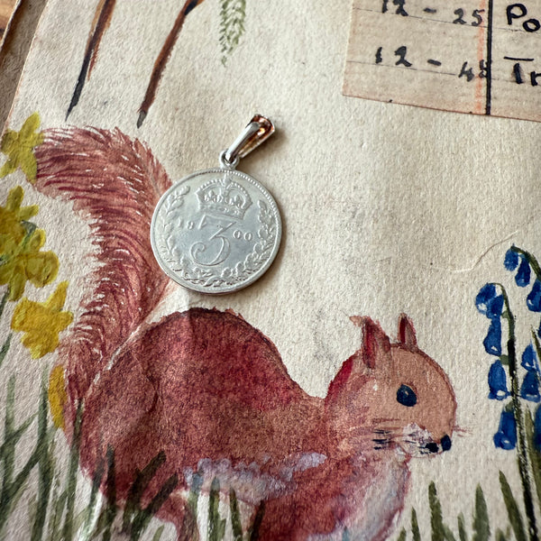 Victorian U Love Token Charm