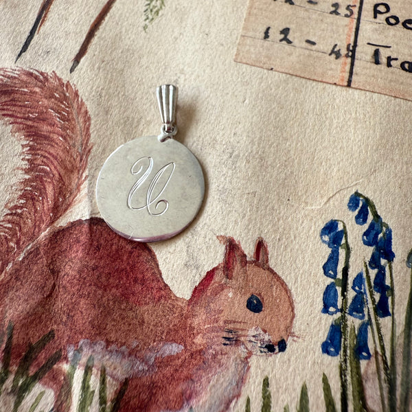 Victorian U Love Token Charm
