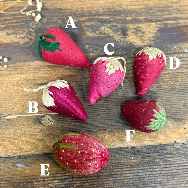 Antique Strawberry Pin Cushions