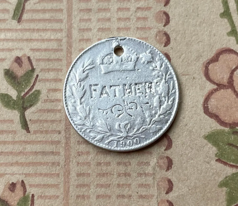 Victorian Father Love Token Charm