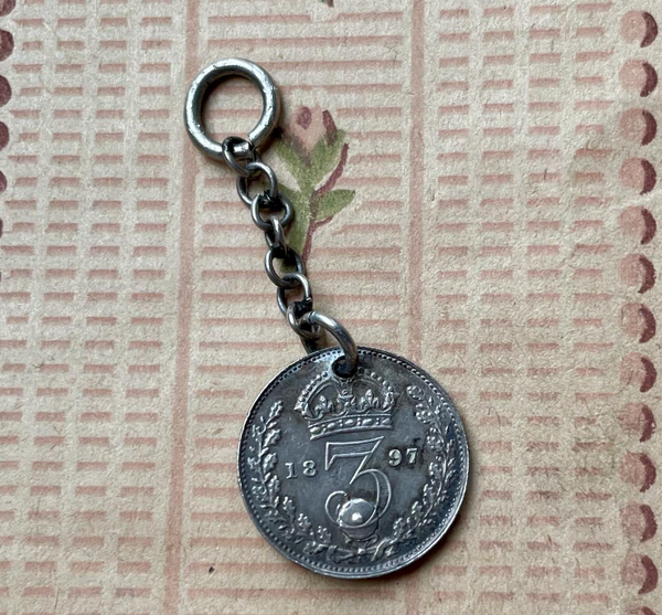 Victorian Gem Set Love Token Charm