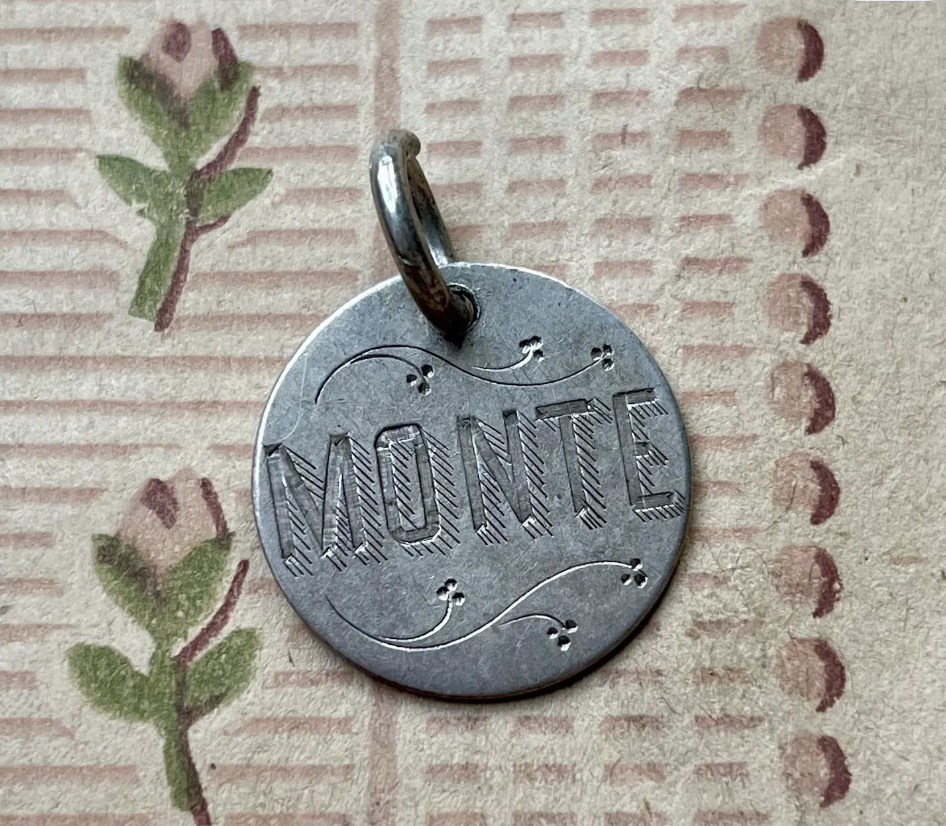 Victorian Monte Love Token Charm