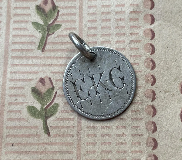 Victorian EKG Love Token Charm