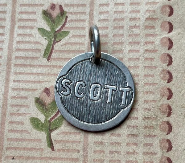 Victorian Scott Love Token Charm