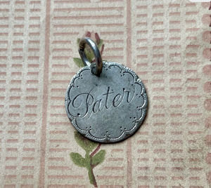 Victorian Pater Love Token Charm