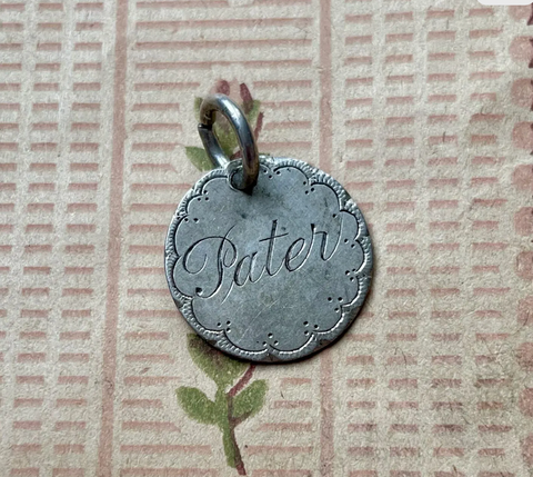 Victorian Pater Love Token Charm
