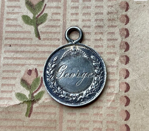 Victorian George Love Token Charm