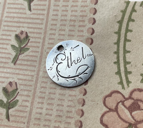 Victorian Ethel Love Token Charm