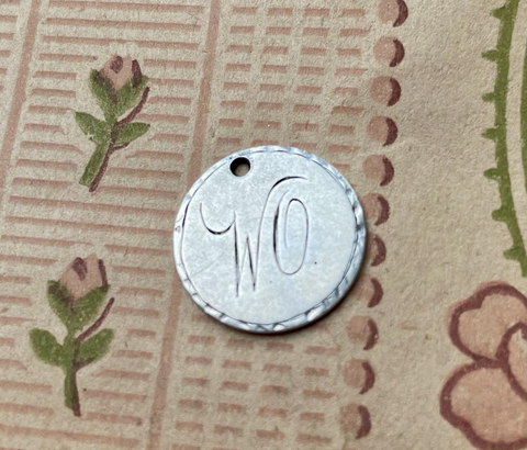 Victorian WO Love Token Charm
