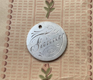 Victorian Fanny Love Token Charm