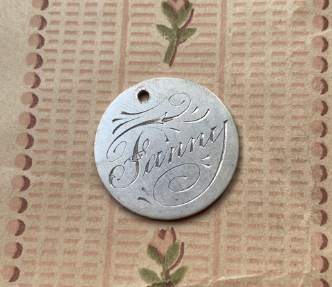 Victorian Fanny Love Token Charm