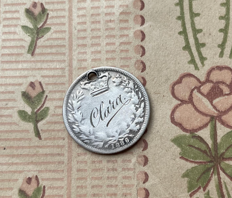 Victorian Clara Love Token Charm